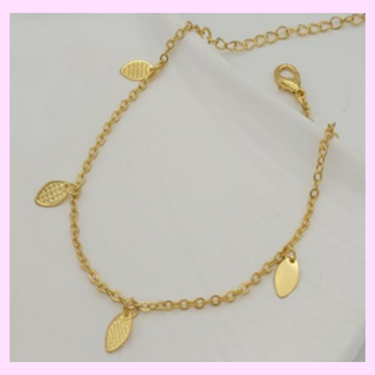 Eternal Spark, Artisanal, Brass Anklets, 18K Gold, Buy Eternal Spark Online